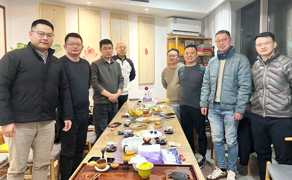 亚洲金属网会面上海鑫赢磊、上海锡贺、上海豫光金铅、国投期货同仁